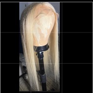 Blonde human hair lace frontal transparent wig :) good quality